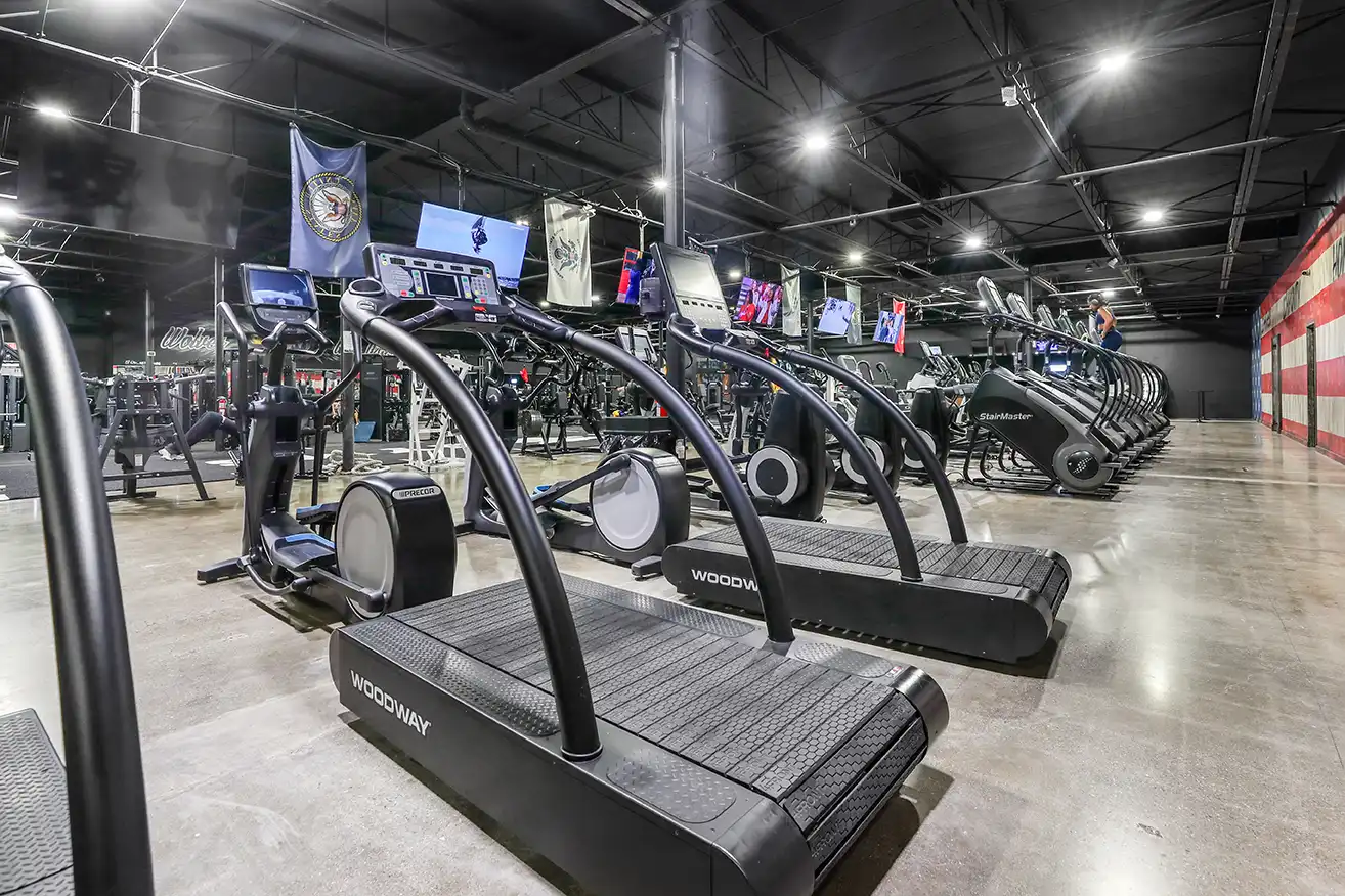 Cardio equipment at Wolf Gym Utica